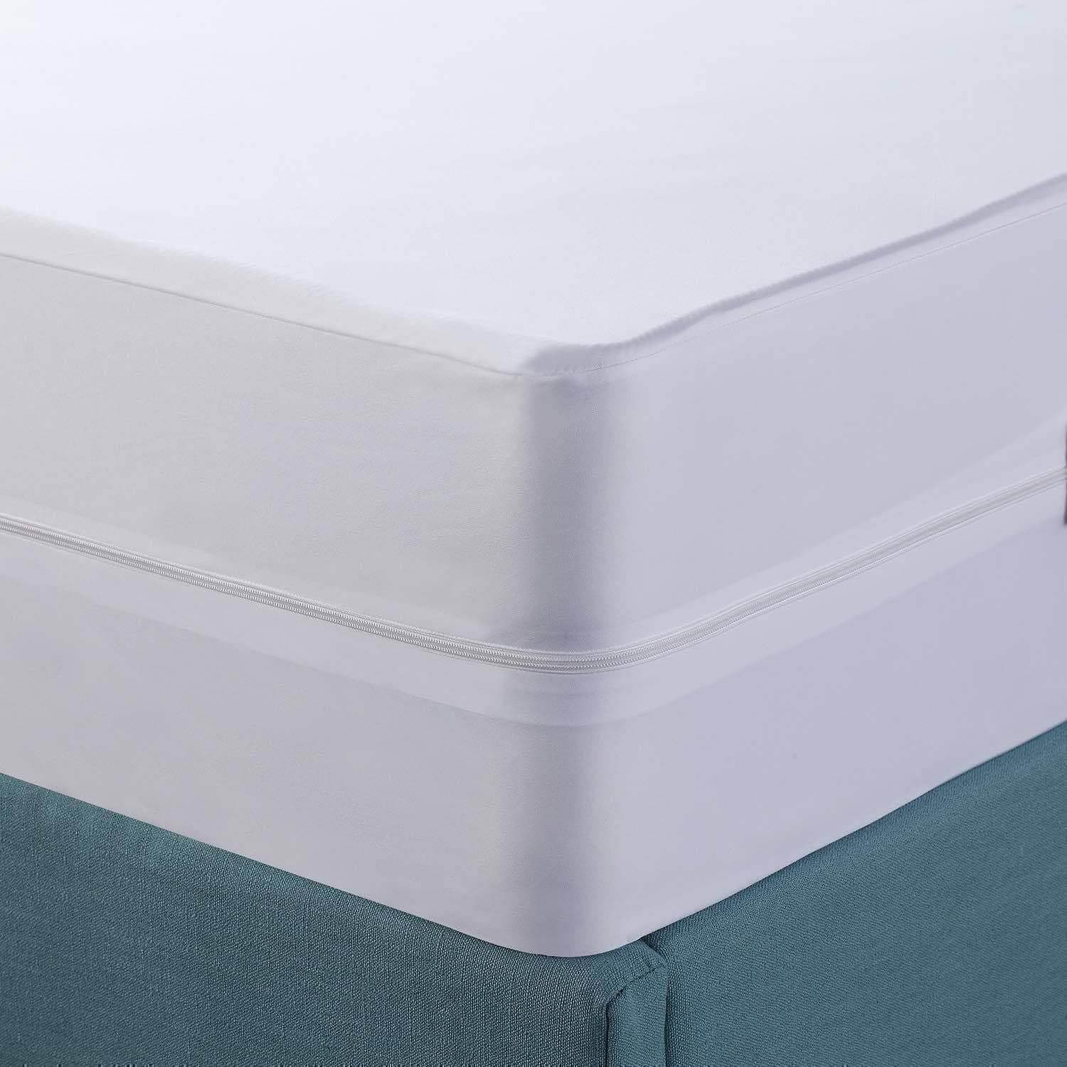 Overstock Bed Bug Proof Mattress Protector - DirectBed | Mattress Stores Hamilton, Niagara Falls, St Catharines, Stoney Creek, Burlington, Oakville, Ancaster
