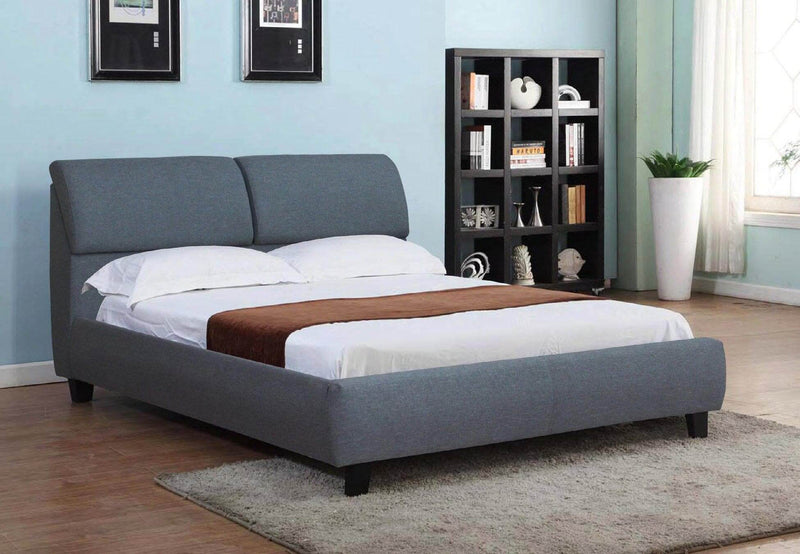 Grey Modern Fabric Bed