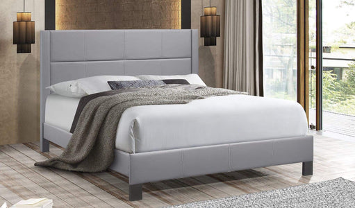 Grey PU Bed Queen Bed - DirectBed