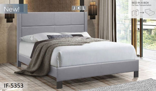 Grey PU Bed - DirectBed