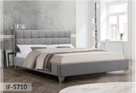 Grey Upholstered Fabric Bed - DirectBed