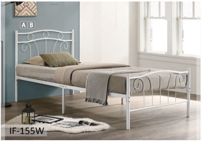 White Metal Bed - DirectBed
