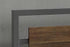 Wood Panel Bed with Grey Frame - DirectBed