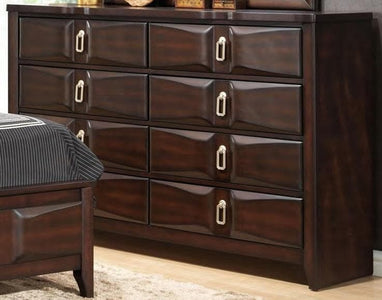 Nina Upholstered Wooden Bedroom Set Dresser - DirectBed