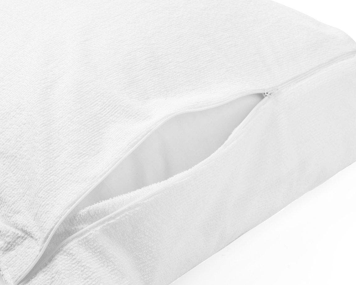 SilverClear Terry Waterproof Pillow Protector Mattress Protector - DirectBed
