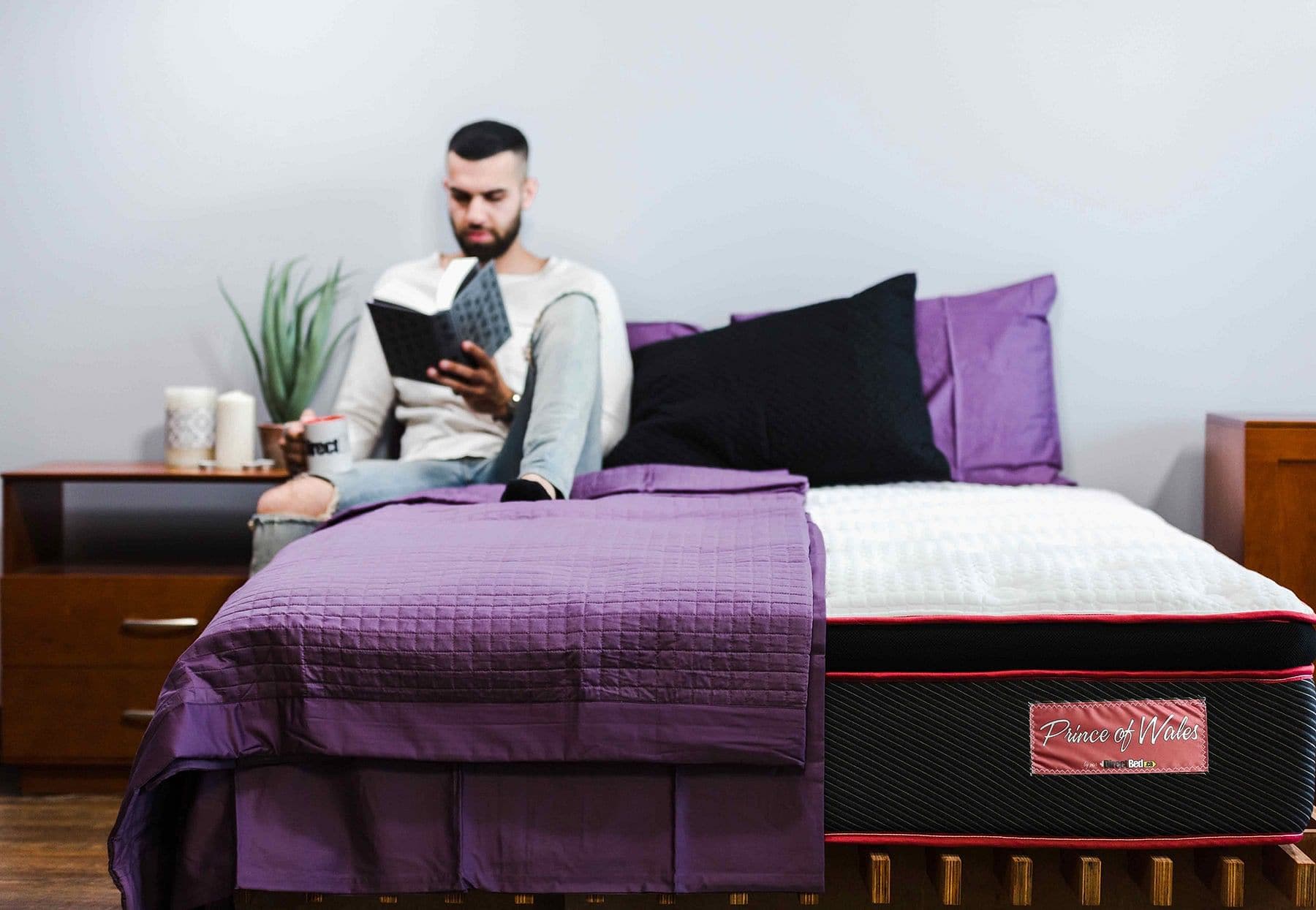 Queen Prince of Wales - 14" Luxury Plush Posture Support Pillowtop - DirectBed | Mattress Stores Hamilton, Niagara Falls, St Catharines, Stoney Creek, Burlington, Oakville, Ancaster