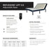 Sealy 8.2" Reflexion® Lift 2.0 Adjustable Power Base - DirectBed | Mattress Stores Hamilton, Niagara Falls, St Catharines, Stoney Creek, Burlington, Oakville, Ancaster