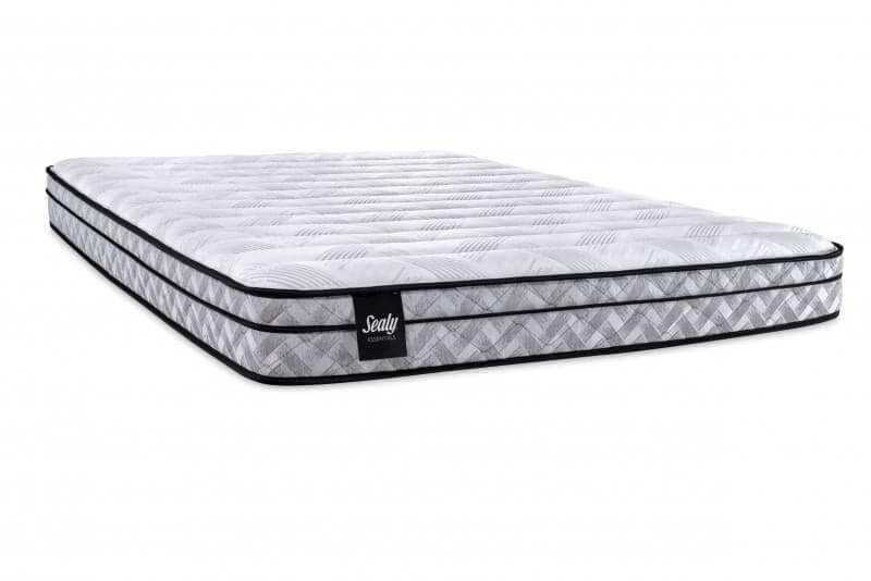 Twin Extra Long Sealy - Essentials - Boxwood 9.5" Eurotop Mattress Foam Firm - DirectBed | Mattress Stores Hamilton, Niagara Falls, St Catharines, Stoney Creek, Burlington, Oakville, Ancaster
