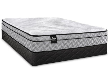 Queen Sealy -Essentials - Crosswick 12" Firm Foam Eurotop - DirectBed | Mattress Stores Hamilton, Niagara Falls, St Catharines, Stoney Creek, Burlington, Oakville, Ancaster