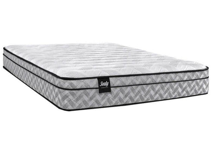 Sealy 12" Essentials Crosswick Eurotop Firm Foam Mattress Mattress - DirectBed