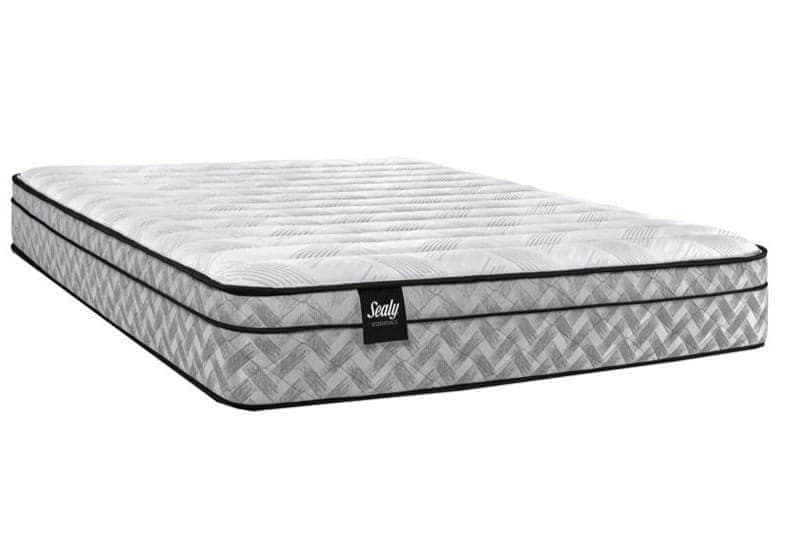 Queen Sealy -Essentials - Crosswick 12" Firm Foam Eurotop - DirectBed | Mattress Stores Hamilton, Niagara Falls, St Catharines, Stoney Creek, Burlington, Oakville, Ancaster