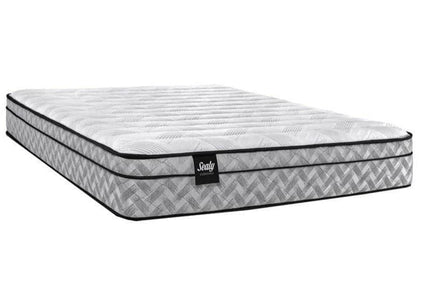 Queen Sealy -Essentials - Crosswick 12" Firm Foam Eurotop - DirectBed | Mattress Stores Hamilton, Niagara Falls, St Catharines, Stoney Creek, Burlington, Oakville, Ancaster