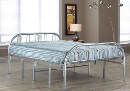 Silver Metal Folding Bed - DirectBed