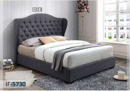 Stylish Grey Fabric Bed - DirectBed