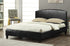 Leatherette Curved Panel Platform Bed - DirectBed