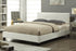 Contemporary Bonded Leather Platform Bed - DirectBed