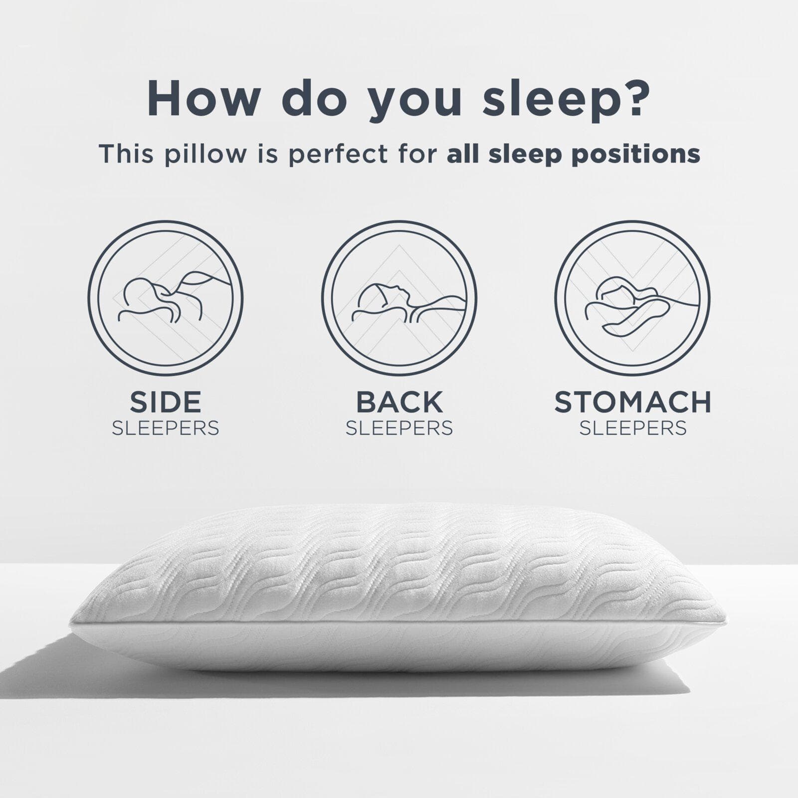 Tempurpedic ProLO Tempur-Align Pro Lo Pillow Pillows - DirectBed