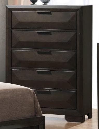 Emma Upholstered Fabric Bedroom Set Chest - DirectBed