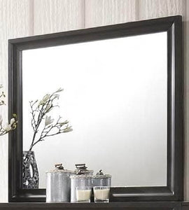 Natalie Upholstered Modern Bedroom Set Mirror - DirectBed