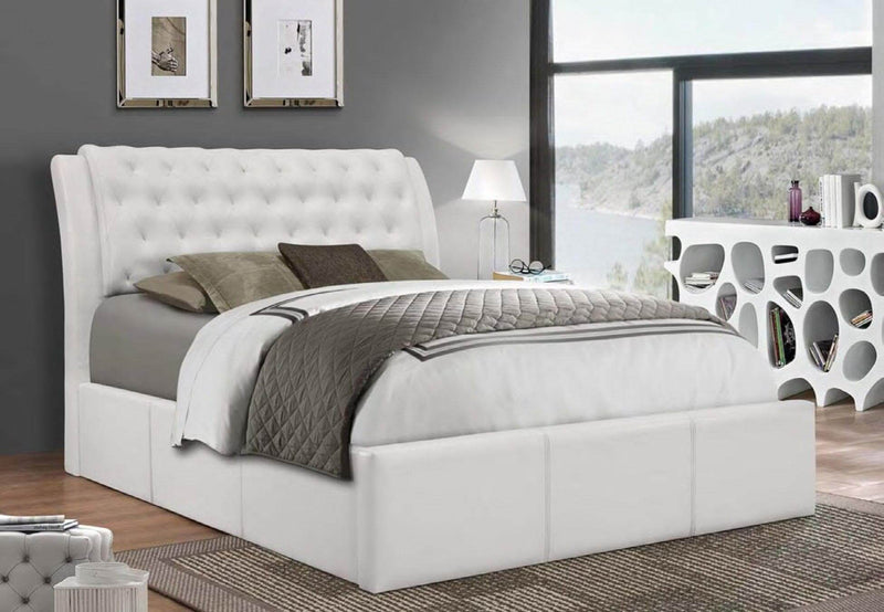 White Polyurethane Bed