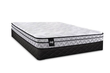 Twin Sealy - Essentials - Boxwood 9.5" Eurotop Mattress Foam Firm - DirectBed | Mattress Stores Hamilton, Niagara Falls, St Catharines, Stoney Creek, Burlington, Oakville, Ancaster