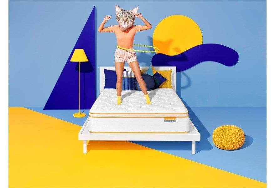 Simmons® 13" Sleep Thrillzzz Plush Pillow Top Mattress With Pocket Coil - DirectBed | Mattress Stores Hamilton, Niagara Falls, St Catharines, Stoney Creek, Burlington, Oakville, Ancaster
