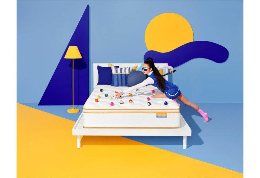 Simmons® 13" Sleep Thrillzzz Plush Pillow Top Mattress With Pocket Coil - DirectBed | Mattress Stores Hamilton, Niagara Falls, St Catharines, Stoney Creek, Burlington, Oakville, Ancaster